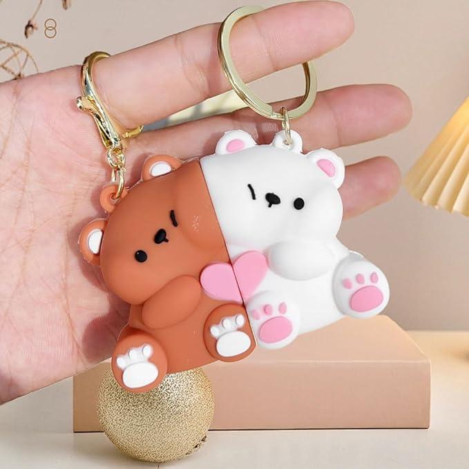 Magnetic Bears Keychains (2pcs)