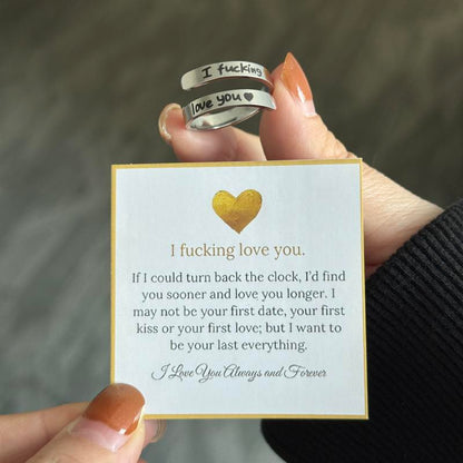 I Fvcking Love you Ring