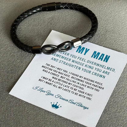 To My Man – Infinity Bracelet