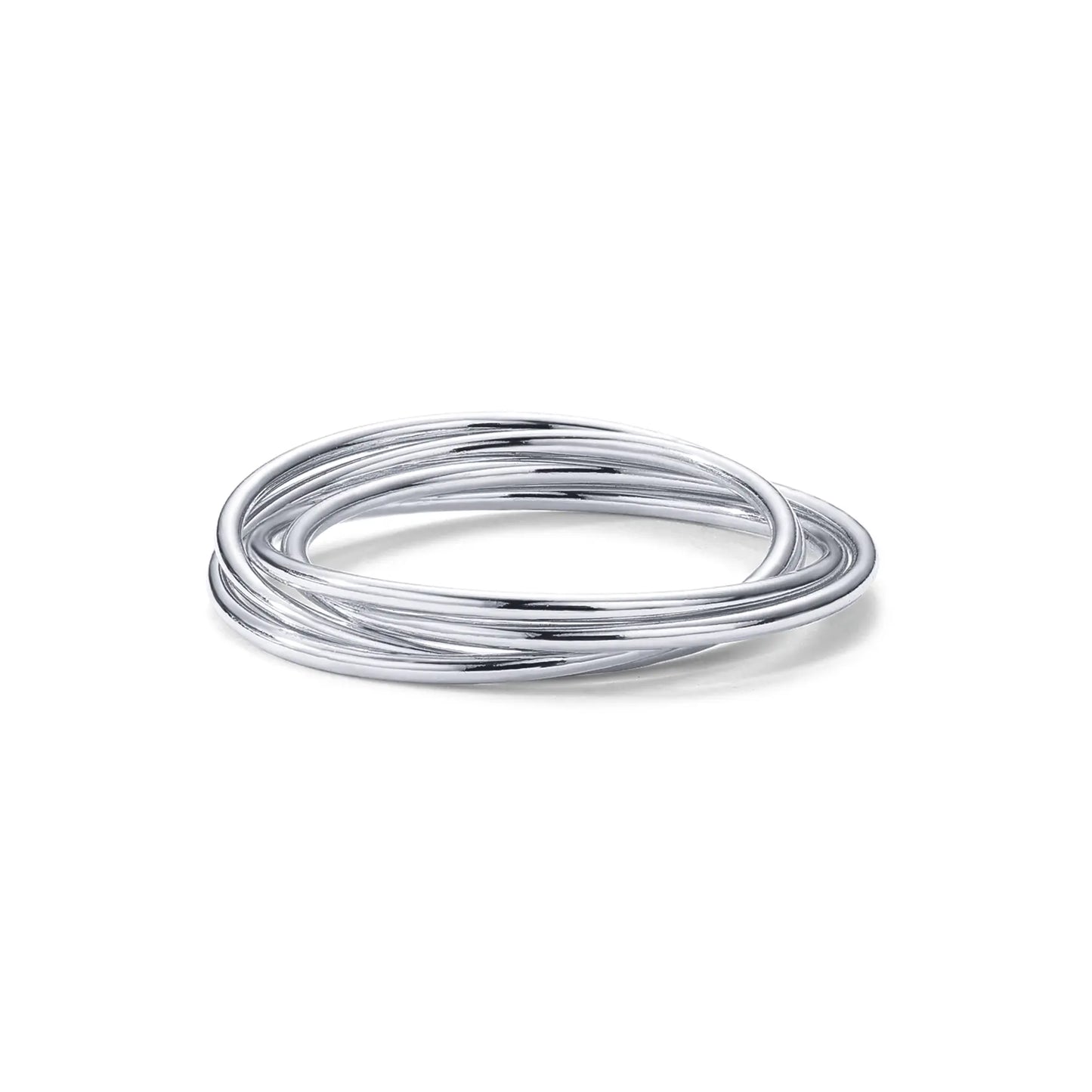 Interlocked Fidget Ring For Women