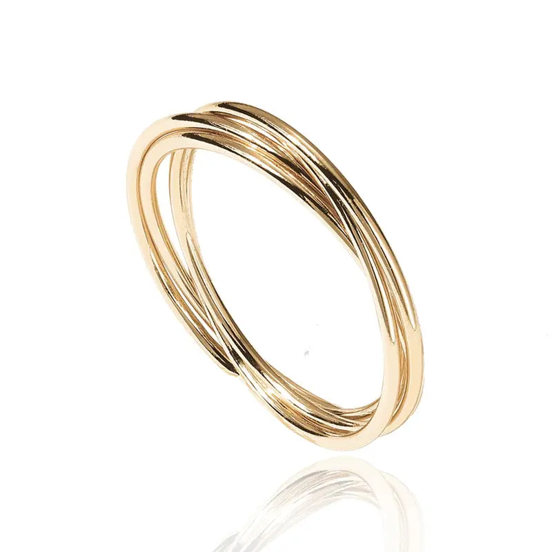 Interlocked Fidget Ring For Women