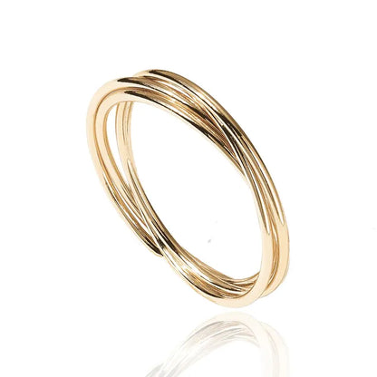 Interlocked Fidget Ring For Women
