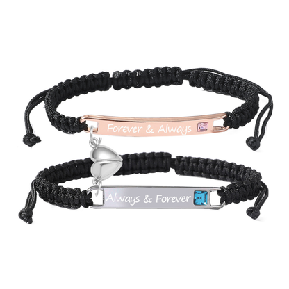 Magnetic Hearts Couples Bracelet