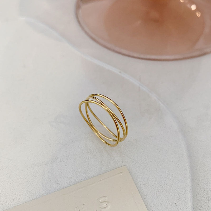 Interlocked Fidget Ring For Women