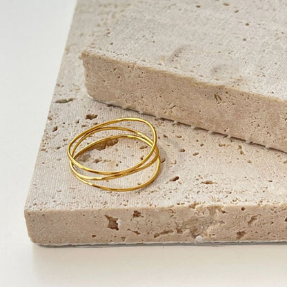 Interlocked Fidget Ring For Women