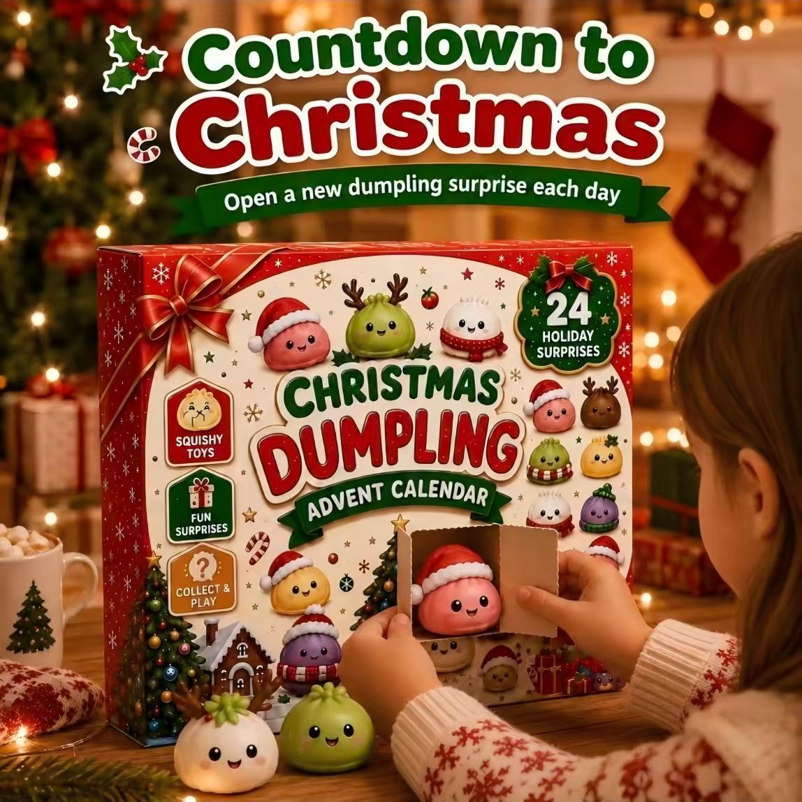 Christmas Dumpling Squishy Advent Calendar 2026