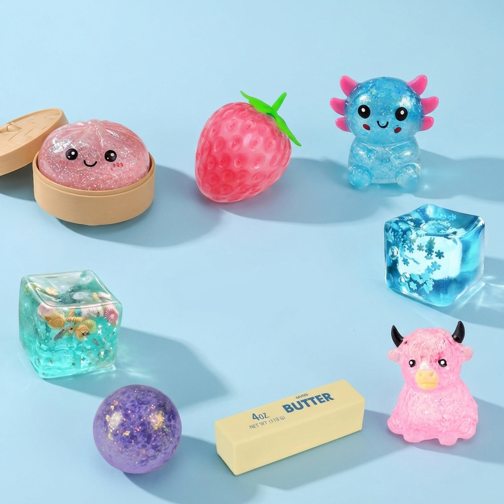 Squishy Fun Box – 8pc Sensory Set